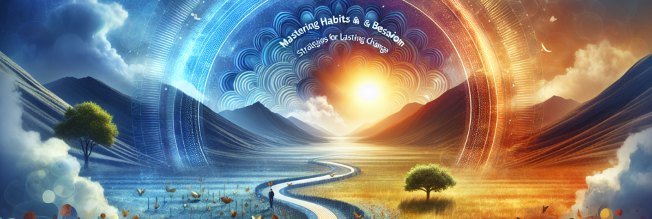 Mastering Habits & Behavior Design: Strategies for Lasting Change